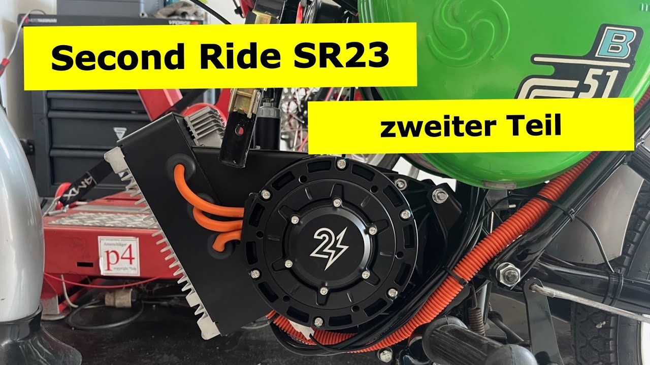 Second Ride Elektromotor für die Simson Teil 2 - Einbau, Prüfstand und Fahren