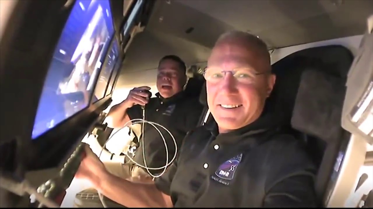 SpaceX Dragon Endevour Interior Tour with Bob Behnken & Doug Hurley