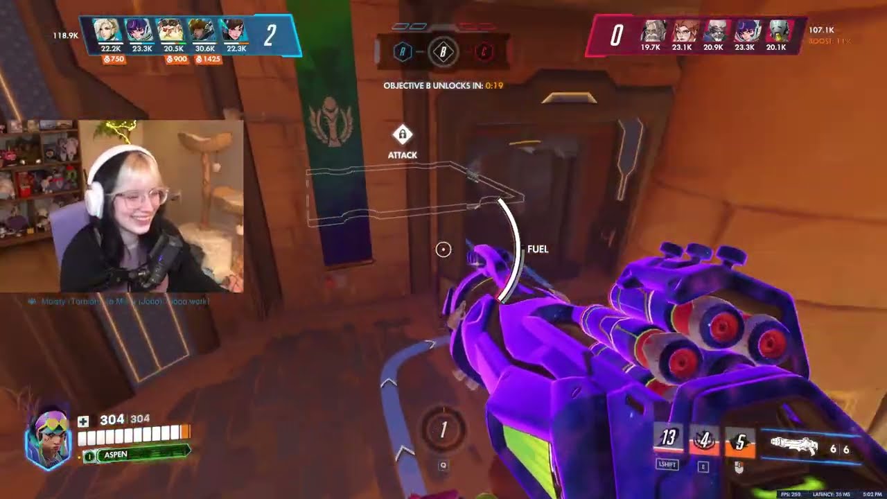 POTG! Aspen Pharah Gameplay Season 1 Overwatch stadium