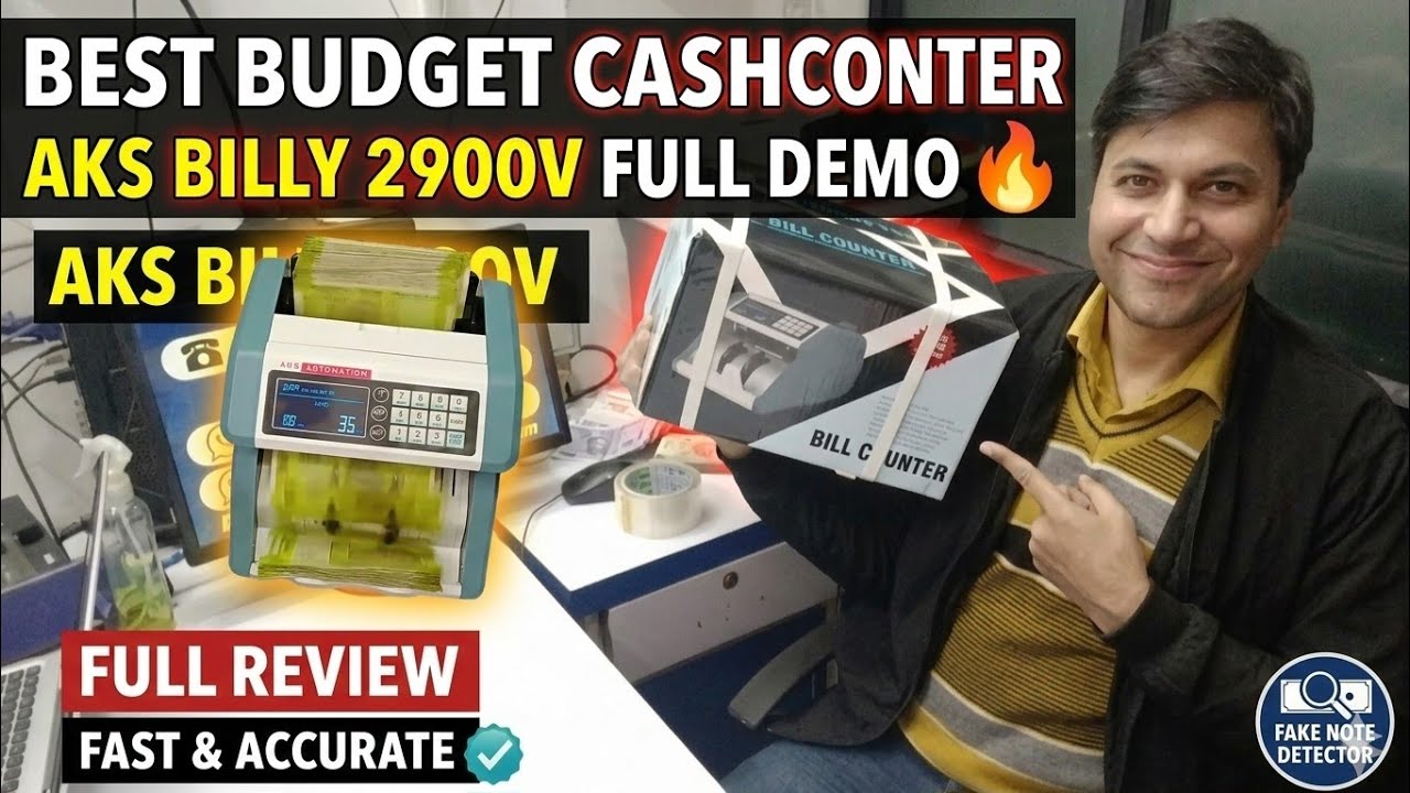 Best Budget Cash Counting Machine 2026 – AKS BILLY 2900V Full Review