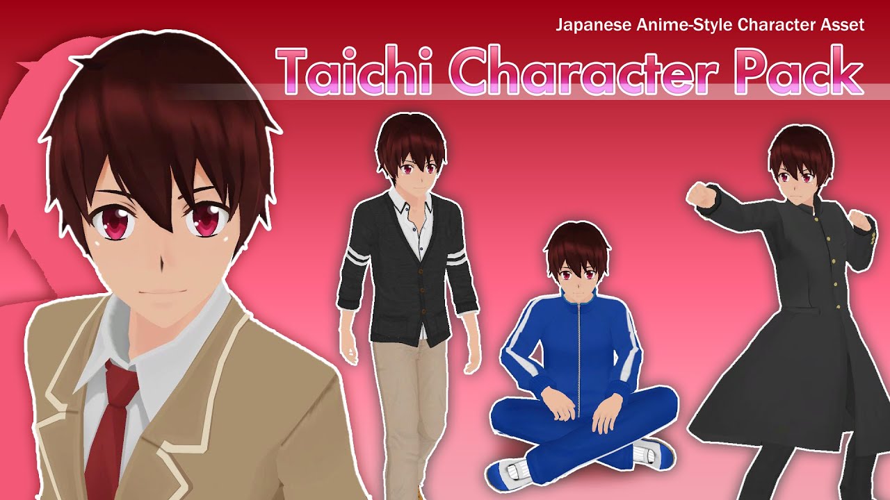[UE5 Compatible] Taichi Character Pack - Anime-Style 3D Character & Animations