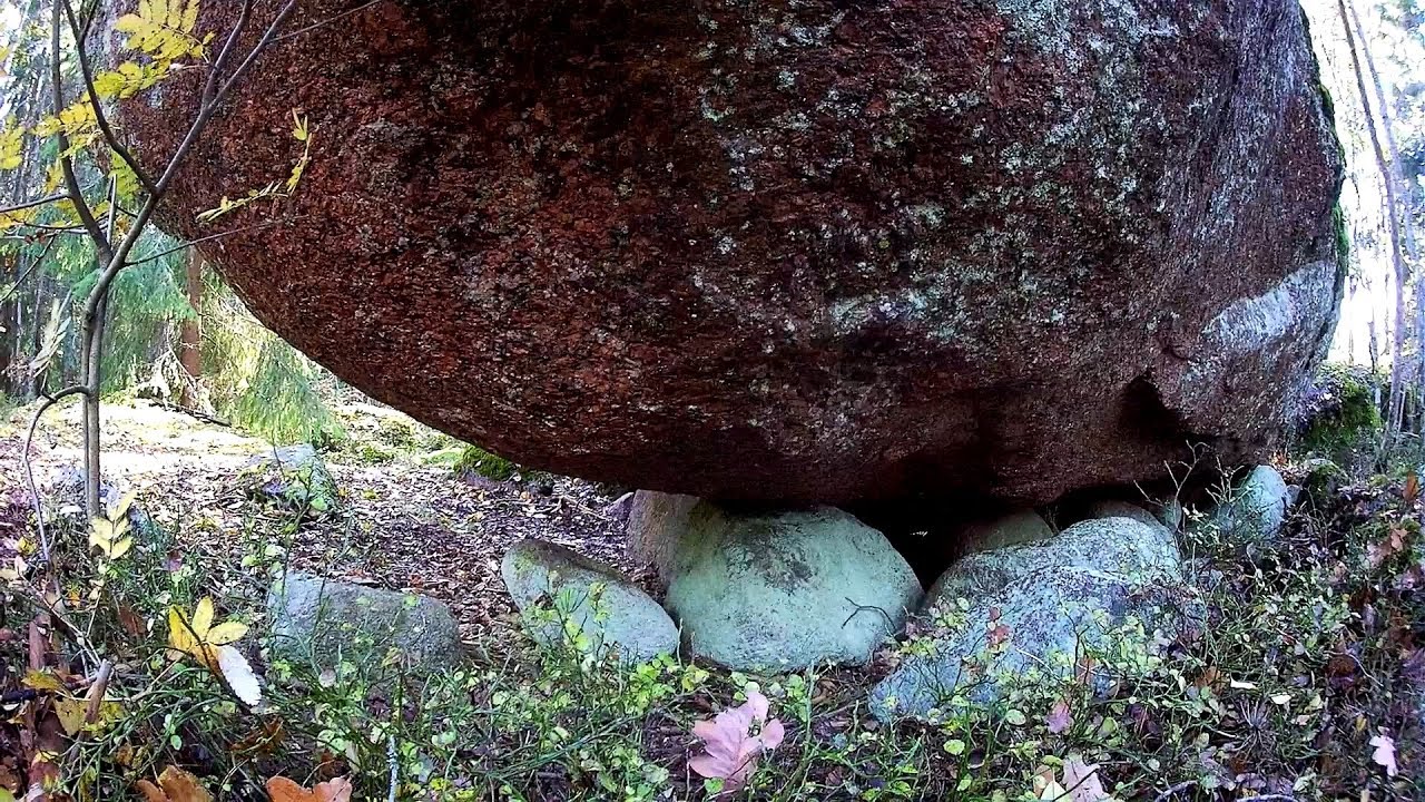 Rock in the forest at Nikunmäki