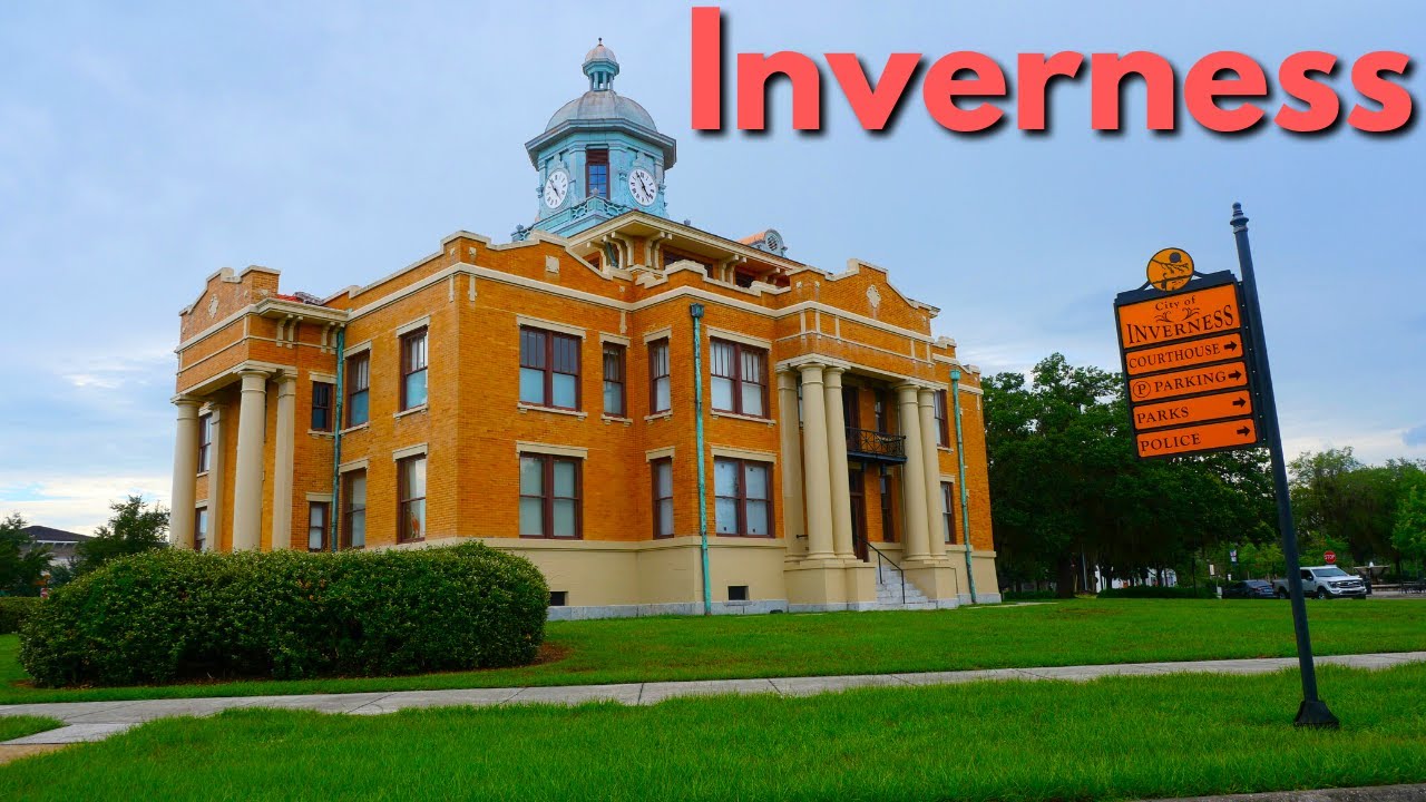 Inverness Florida - Driving Through Inverness Florida 4k UHD