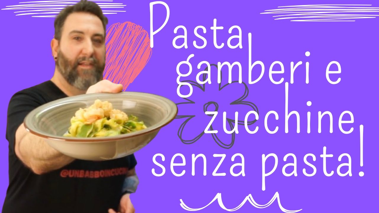 Ricetta: Pasta zucchine e gamberetti MA senza pasta!