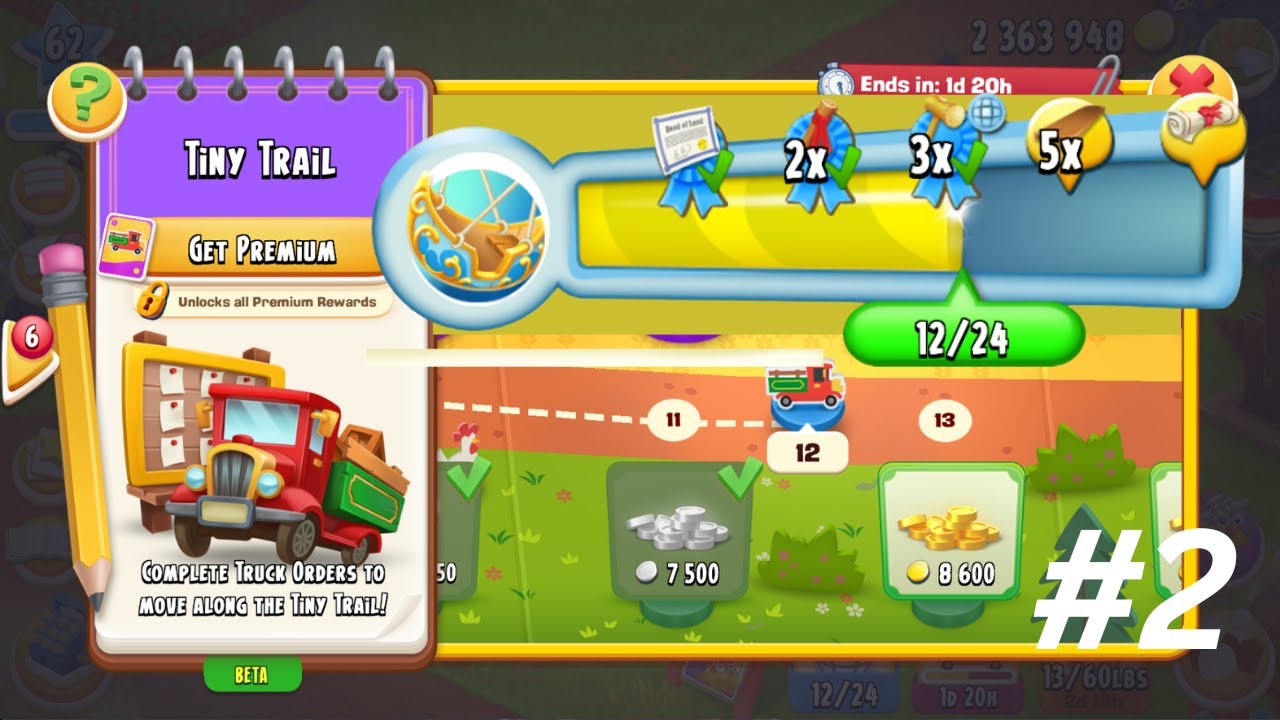 Global event & Tiny Trail Event!! #2 | HAY DAY GAMEPLAY LEVEL 62