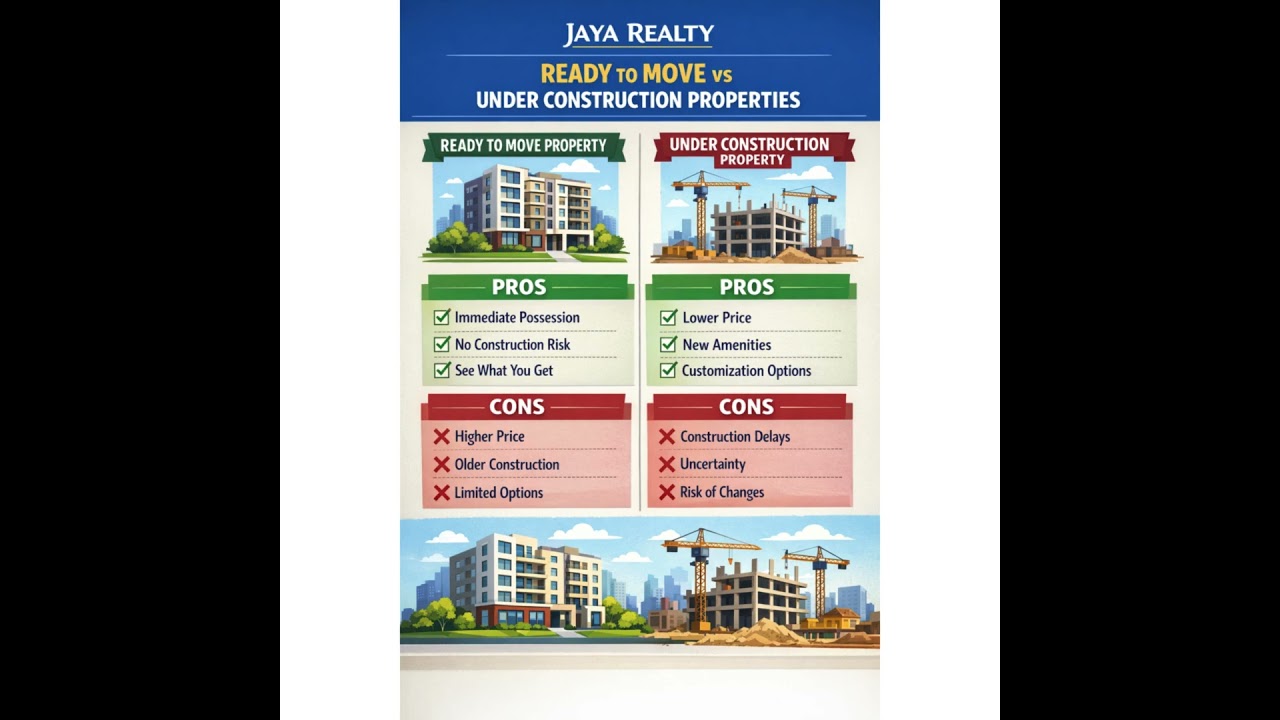 Ready To Move VS Under Construction