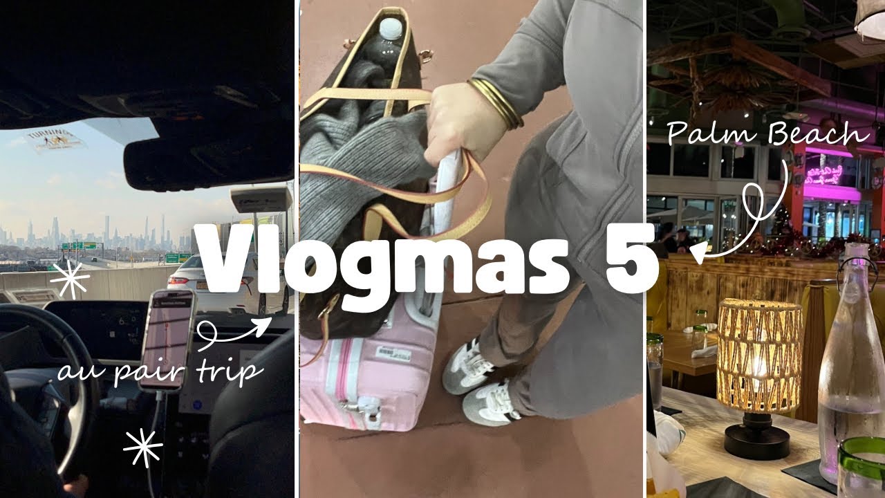 Nos vamos de viaje a Palm Beach | Vlogmas 5 ⭐️