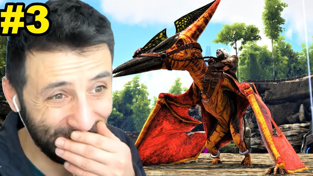 UÇAN DİNOZORUM 😁 ARK (2.Sezon) 3.Bölüm  @YUEKO