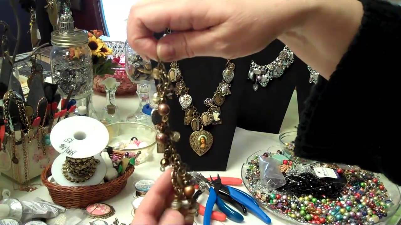 Making Charm Jewelry:  Kitchen Sink Style from B'sue Boutiques