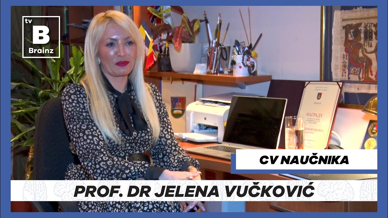 CV naučnika - Prof. dr Jelena Vučković