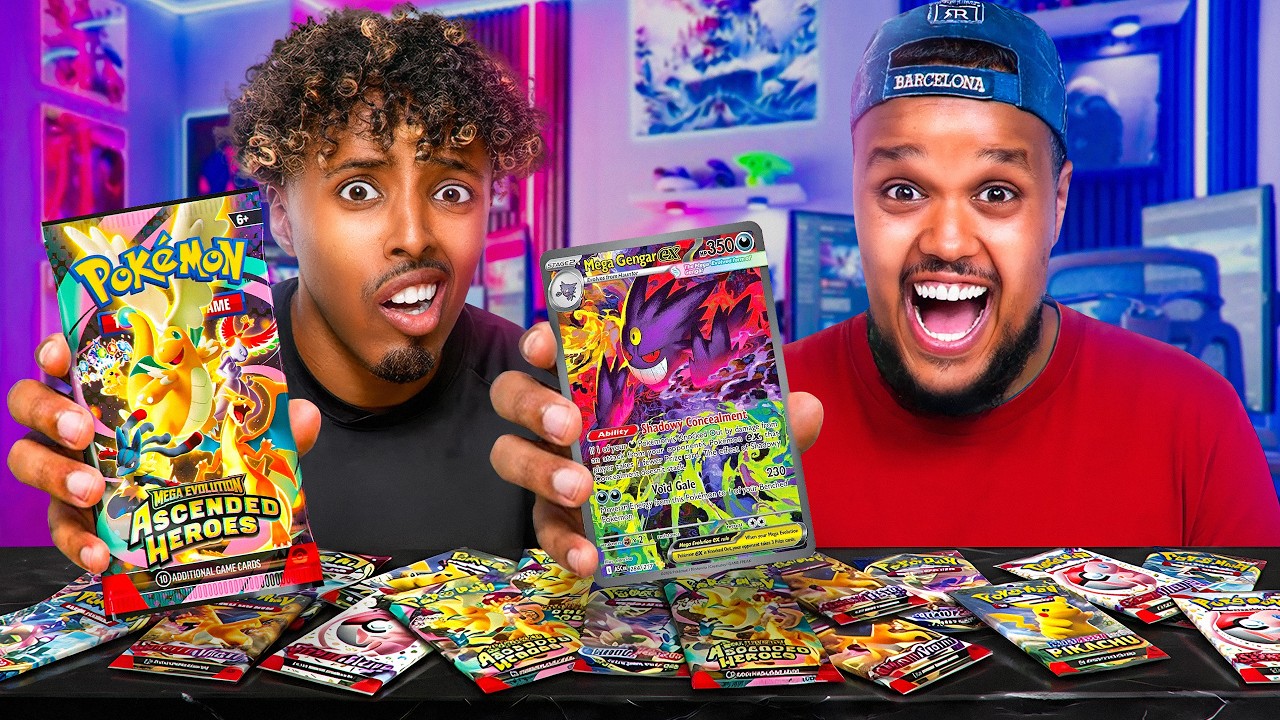 OPENING 200 POKEMON ASCENDED HEROES PACKS FT AJ SHABEEL