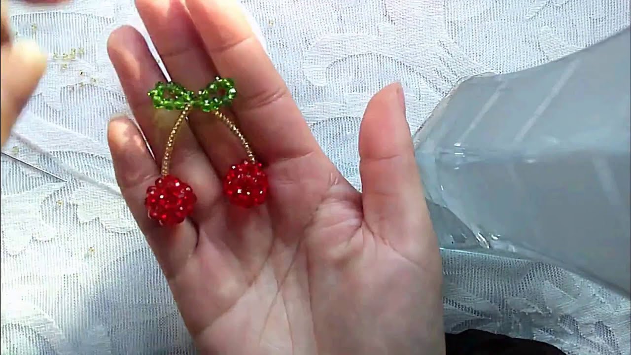 水晶串珠 植物類饰品 櫻桃