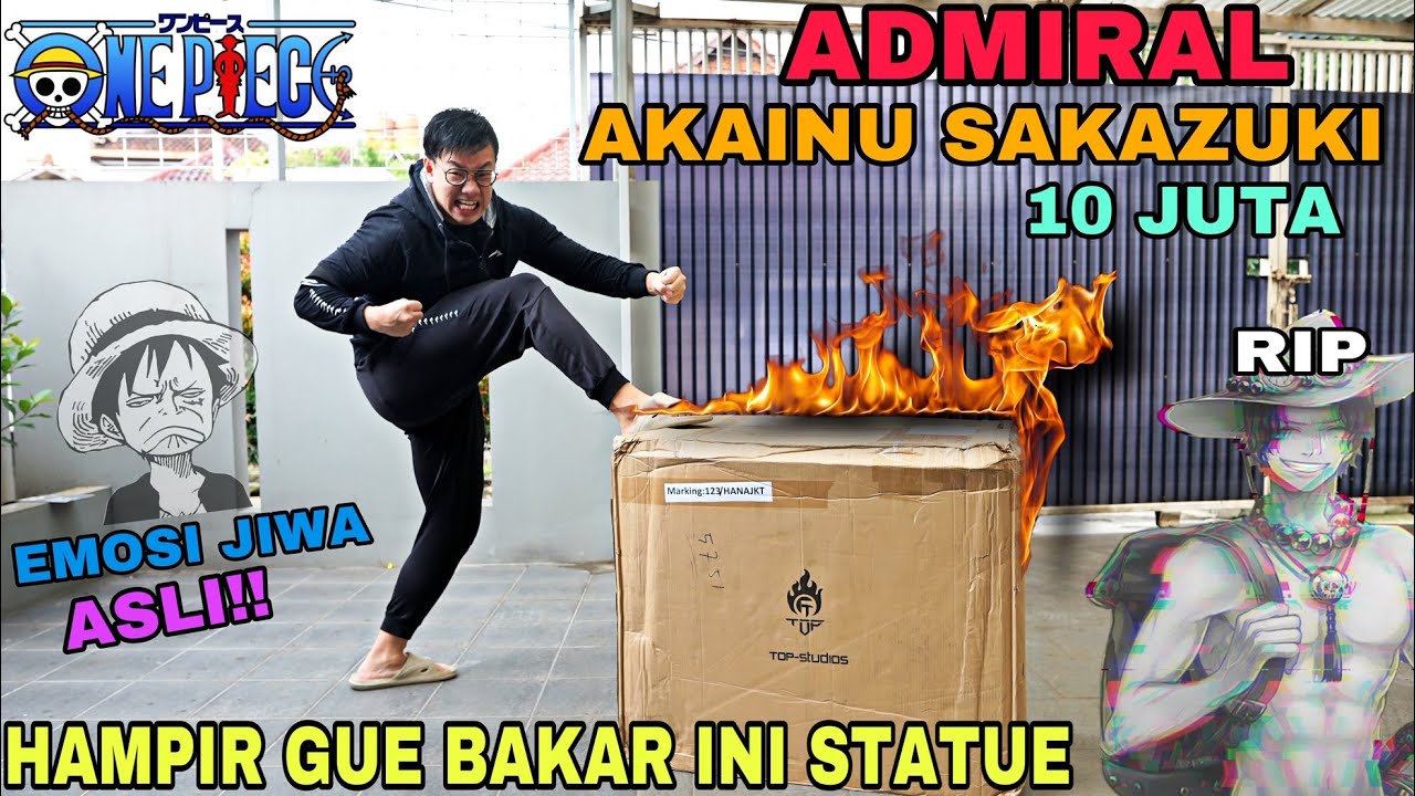 (ENG SUBTITLE) KARAKTER PALING GUE BENCI DI ONEPIECE! UNBOXING ADMIRAL AKAINU SAKAZUKI by TOP STUDIO