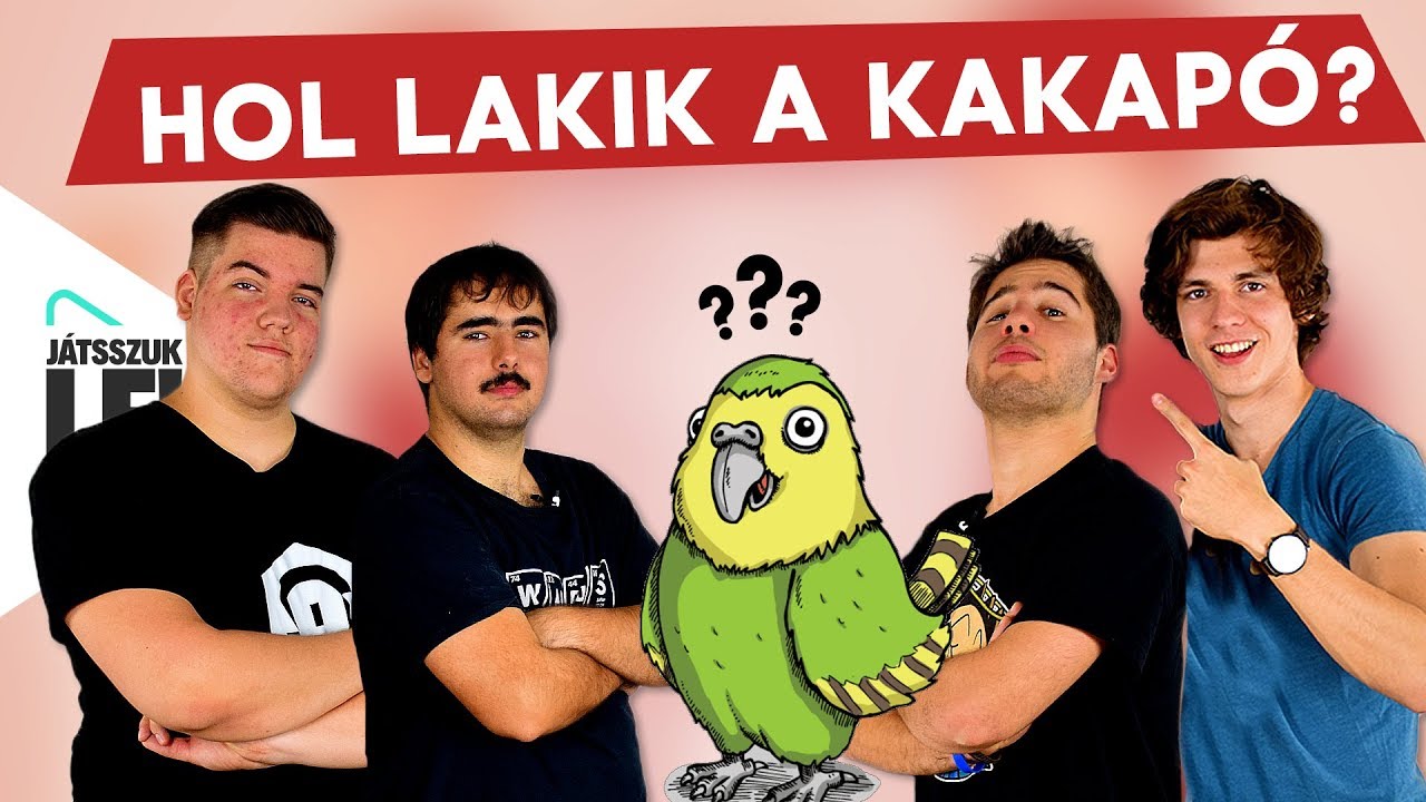 Hol lakik a KAKAPÓ? Walrusz, Brown, EatMyPie és Ungdani felelnek: Állatok lakóhelye | Játsszuk le!