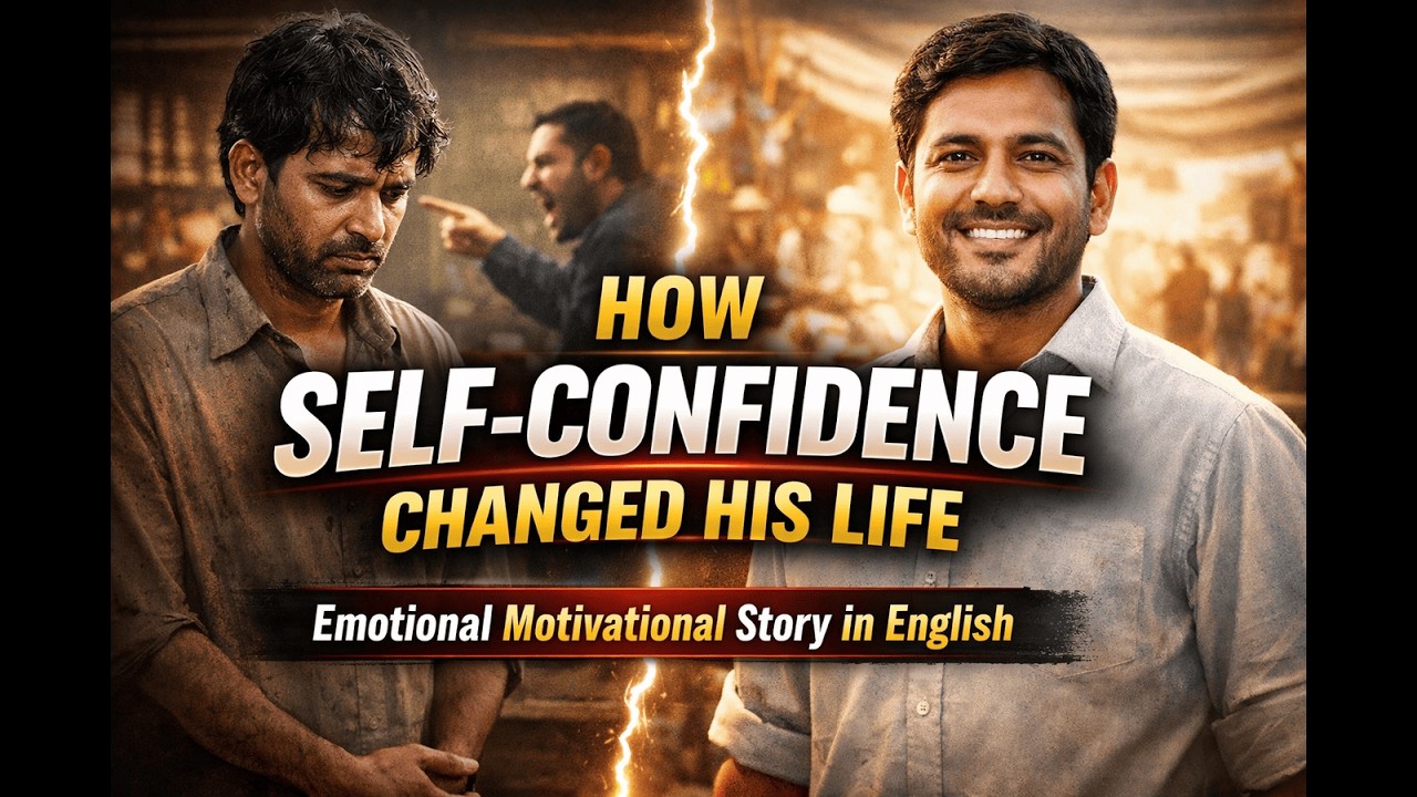 How Self-Confidence Changed His Life | Emotional Motivational Story in English