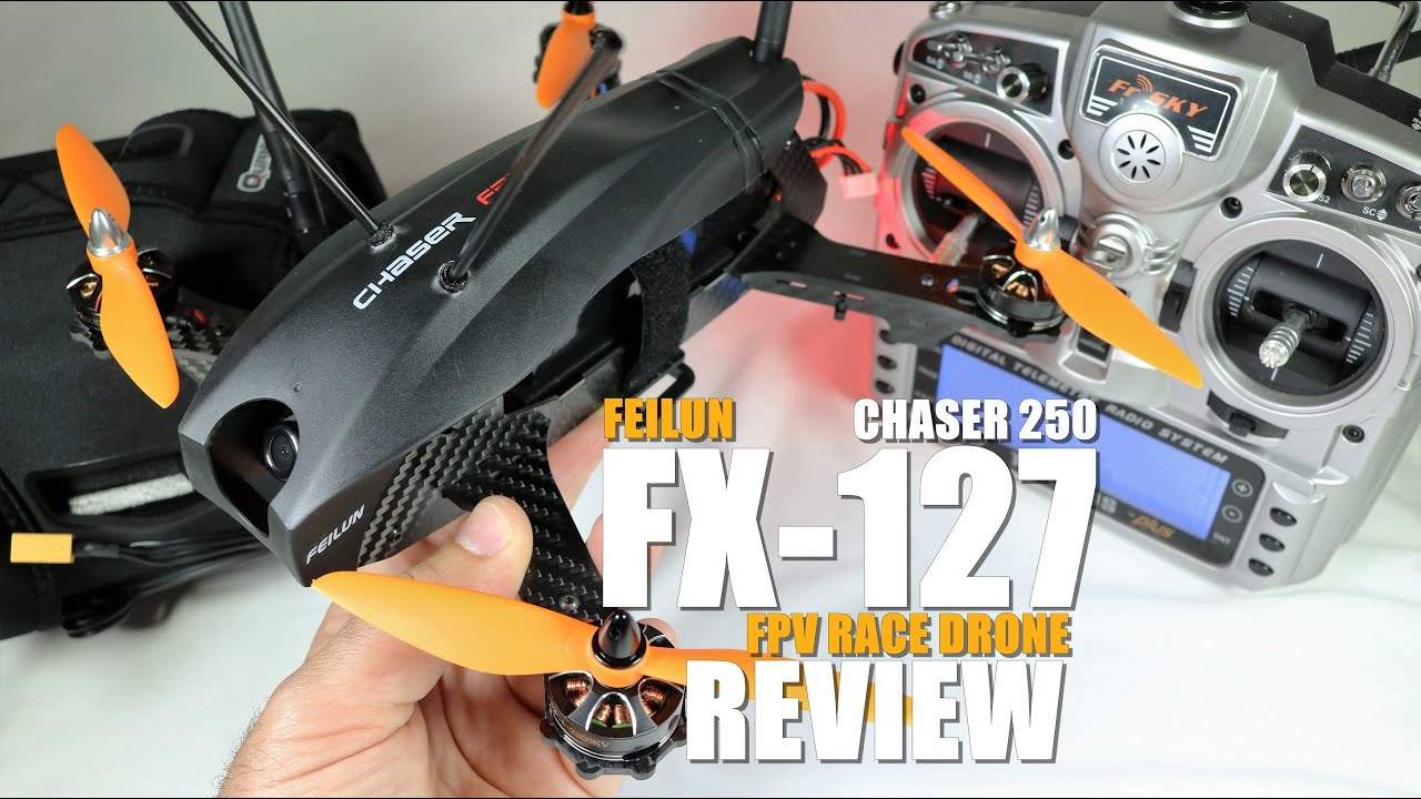 FEILUN FX-127 Chaser FPV Race Drone Review - Part 1 - [UnBox, Inspection & Setup]