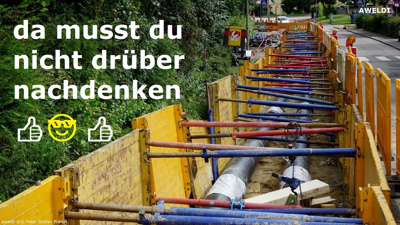 Erdverlegte Leitungen auf dem Bau im erdverlegten Rohrleitungsbau YouTube Video FHD