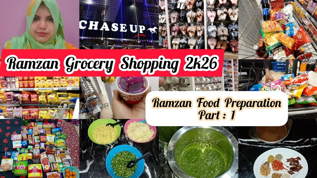Finally Ramzan Grocery Shopping 2k26 Karli 🛒✔️ | Pre Ramzan Food Preparation | Part 1| Ramzan Series