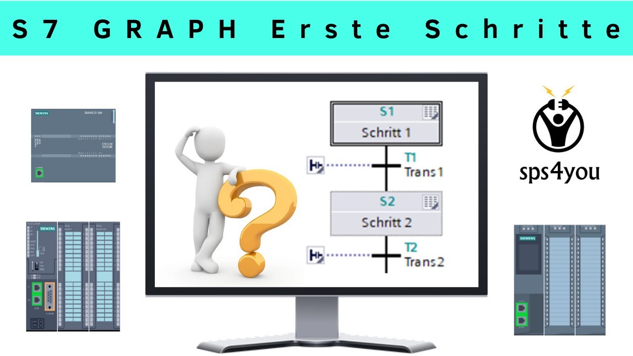 SPS programmieren lernen - Online Aufbaukurs (Kapitel 9.4) - S7 GRAPH Erste Schritte