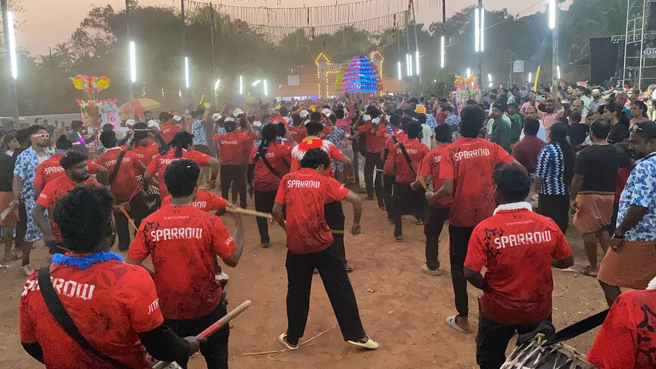 Sparrow Thambolam | Kaiparambu pooram | പൂരപ്പറമ്പിൽ പൊടി പാറിച്ചു| #thambolam #pooram #festival2025