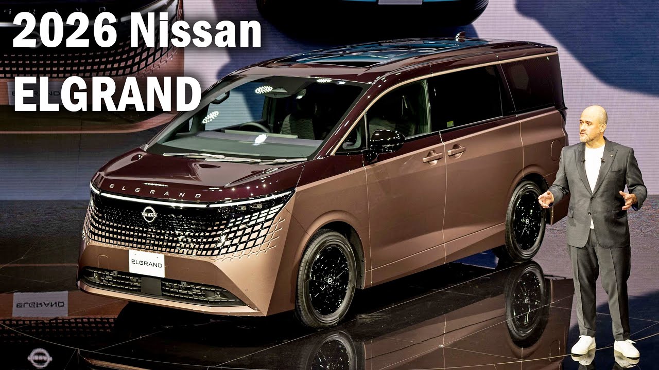 2026 Nissan Elgrand e-POWER Hybrid MPV at the Japan Mobility Show 2025