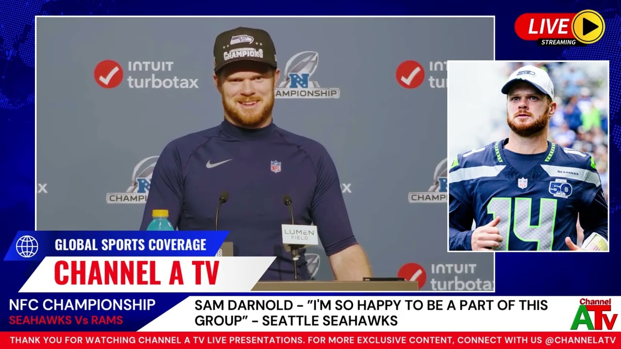 QB Sam Darnold - I'm So Happy To Be A Part Of This Group - Seattle Seahawks