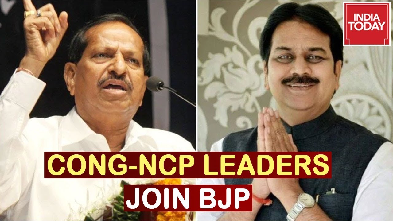 Top Leaders Of Congress-NCP Joins BJP In Maharashtra Ahead Of Assembly Polls