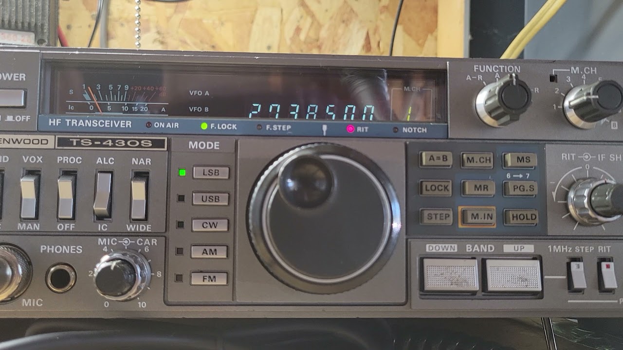 Cb radio - kenwood ts-430s on 11meter band.