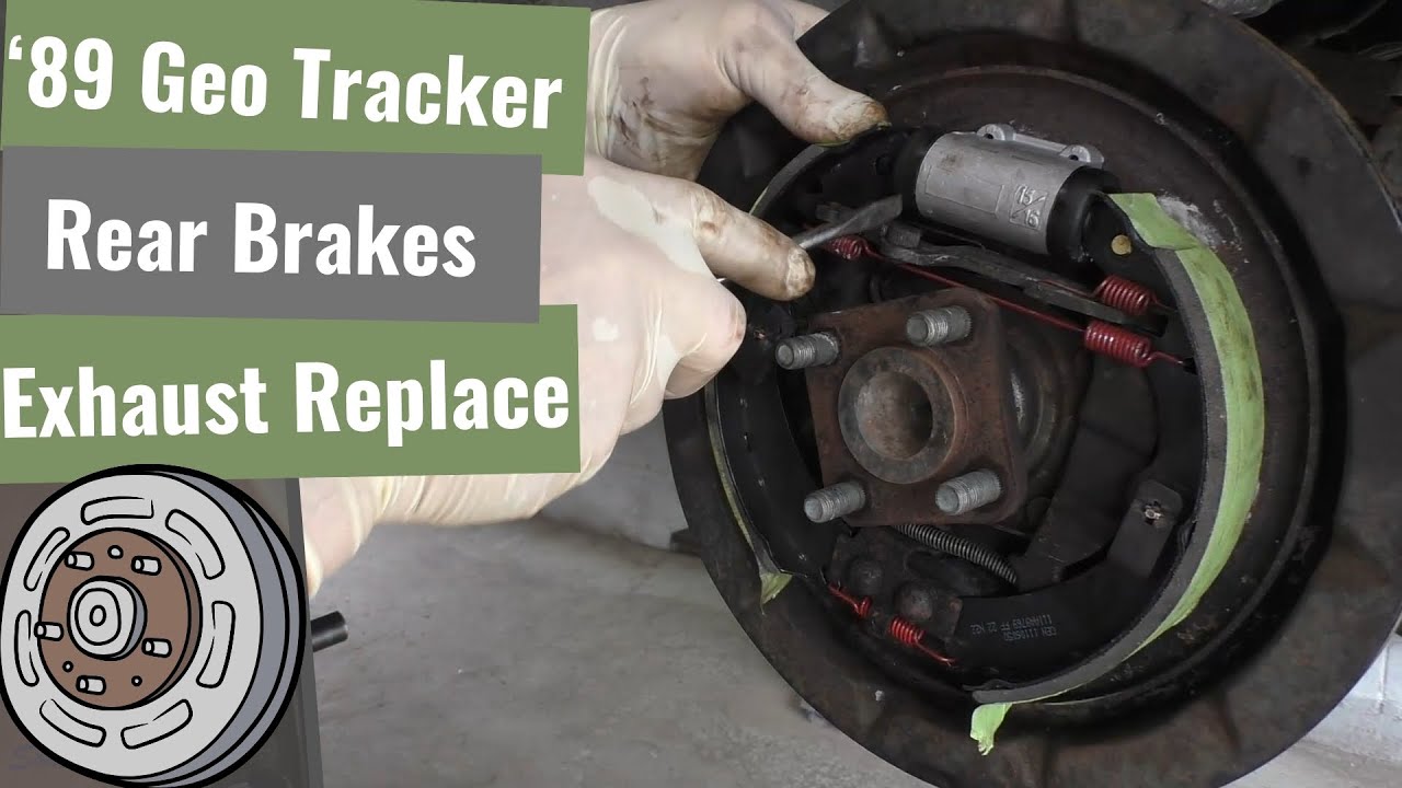 Saving a 1989 Geo Tracker | Rear Brakes, Wheel Cylinders & Exhaust Refresh