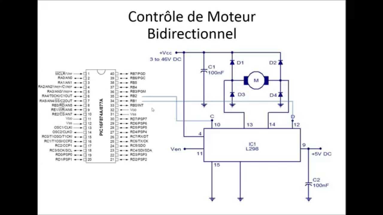PIC Programmation Assembleur: Partie 8 controle de moteur  PWM