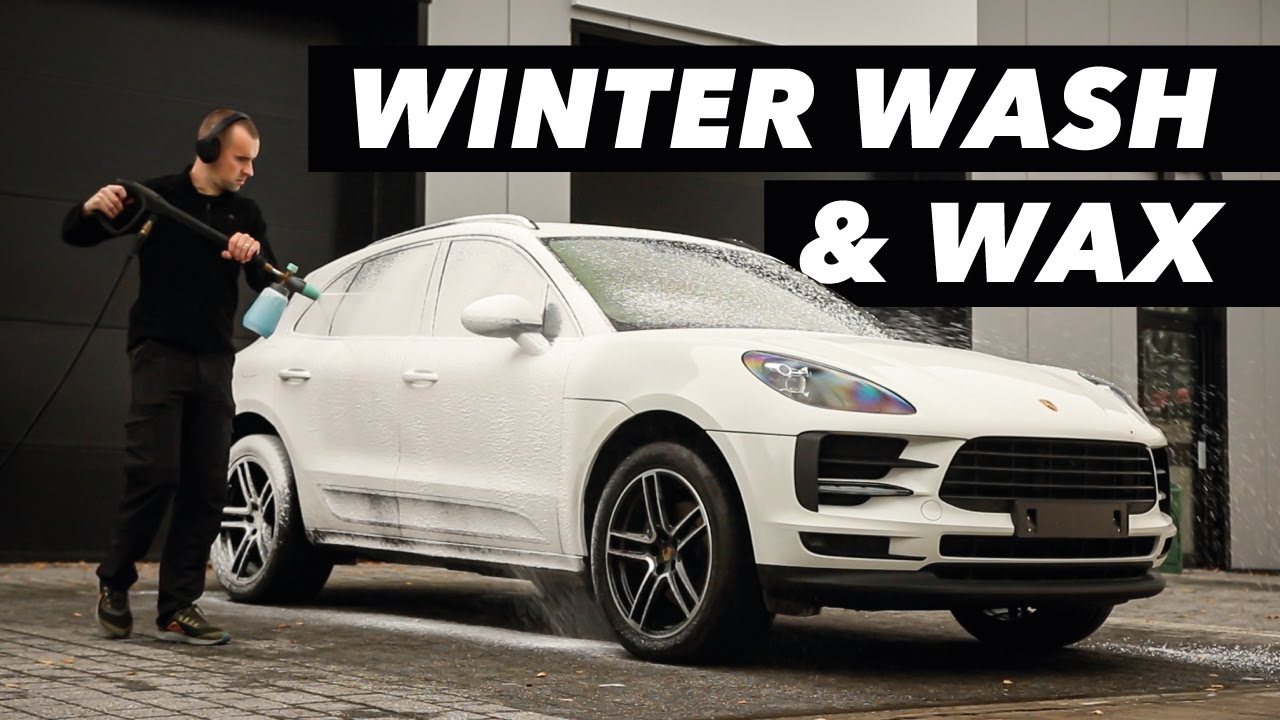 Dirty Porsche 4x4 gets Winter Wash & Wax | Winter Detailing |