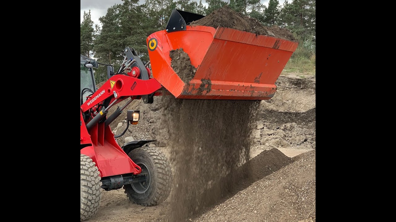 Jordsortering med ALLU Transformer DL 2-17, TS