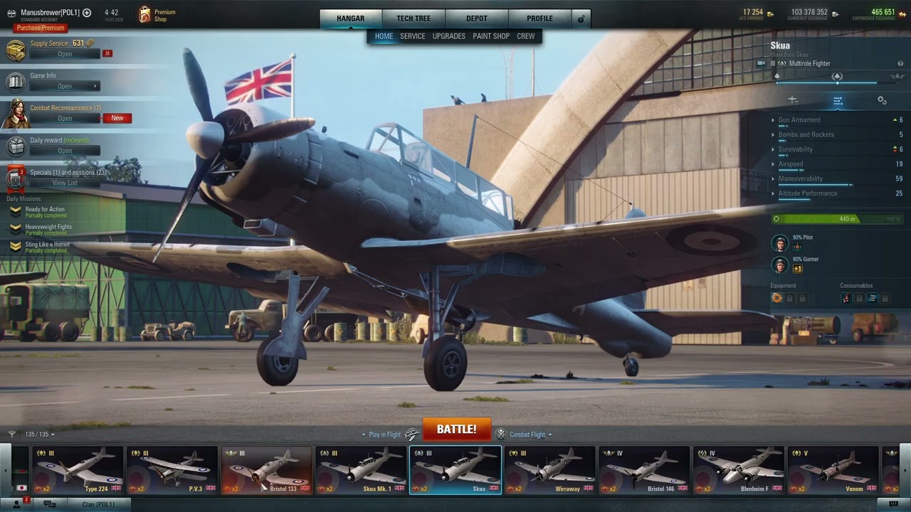 World of Warplanes - NA Server - March 18