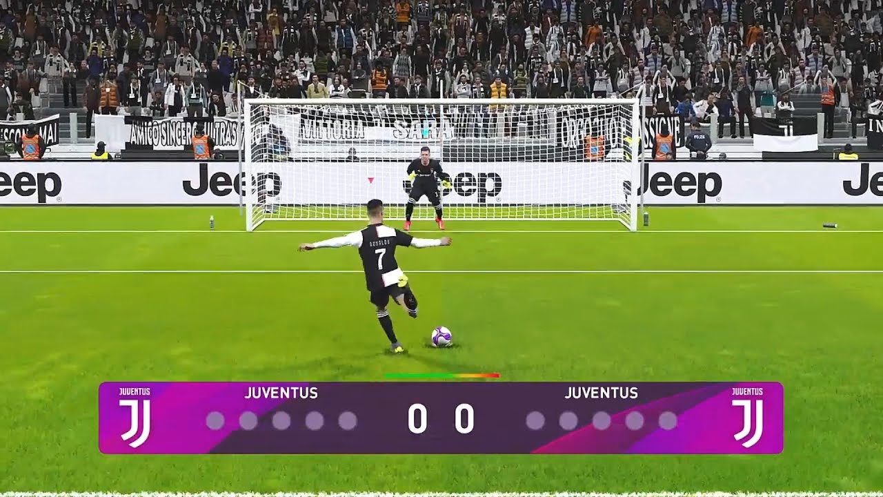 PES 2020 GAMEPLAY - JUVENTUS DISPUTA DE P&Ecirc;NALTIS e CRISTIANO RONALDO
