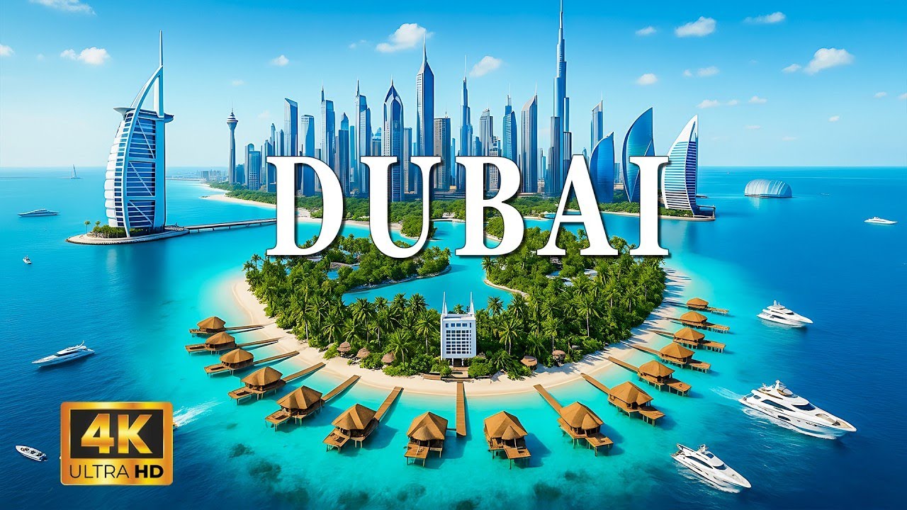 [4K]Dubai 2025 🇦🇪 Futuristic Skyline & Stunning Marina Views | Deep House Chill Mix
