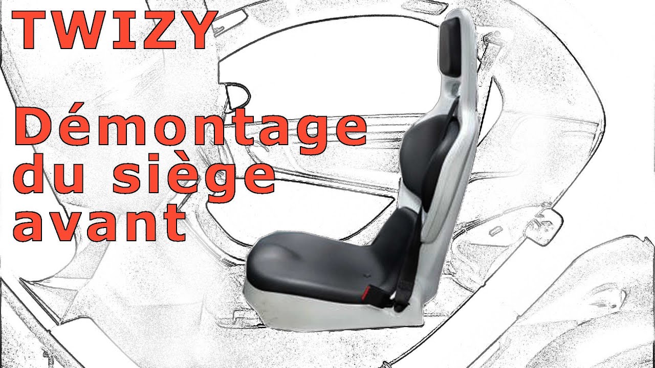 Renault Twizy : Démonter et améliorer la sellerie du siège avant / Remove and improve the front seat