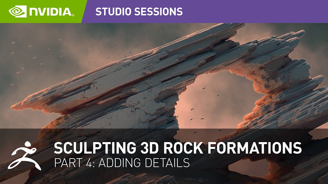 Sculpting Stunning 3D Rock Formations w/ Jonas Ronnegard | Part 4: Adding Details