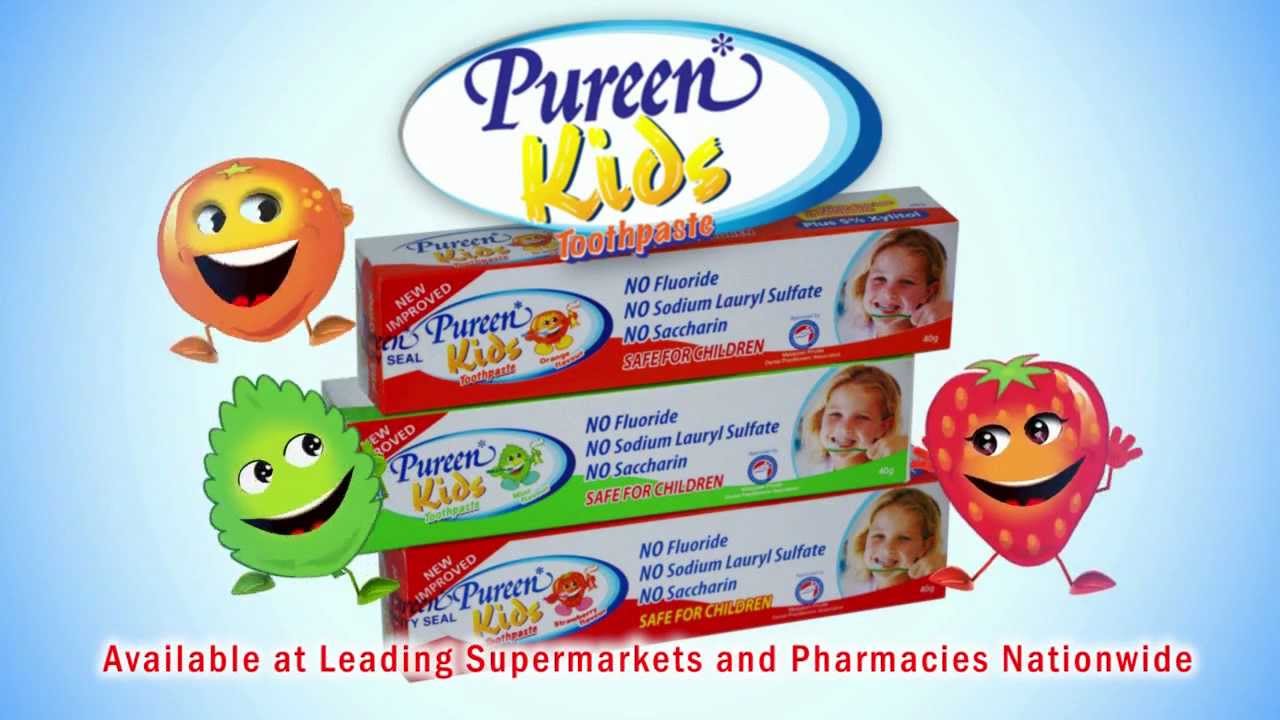 Pureen Kids Toothpaste (Fluoride Free)