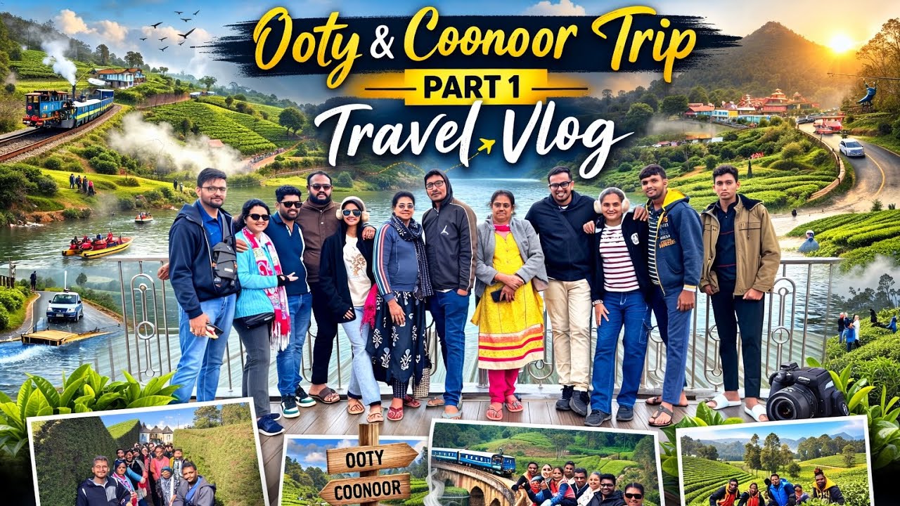 Ooty & Coonoor Trip | Part 1 | Travel Vlog 🌄