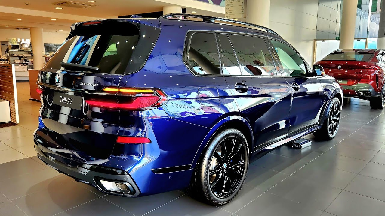 2023 BMW X7 40i Tanzanite Blue top Luxury SUV | Interior and Exterior