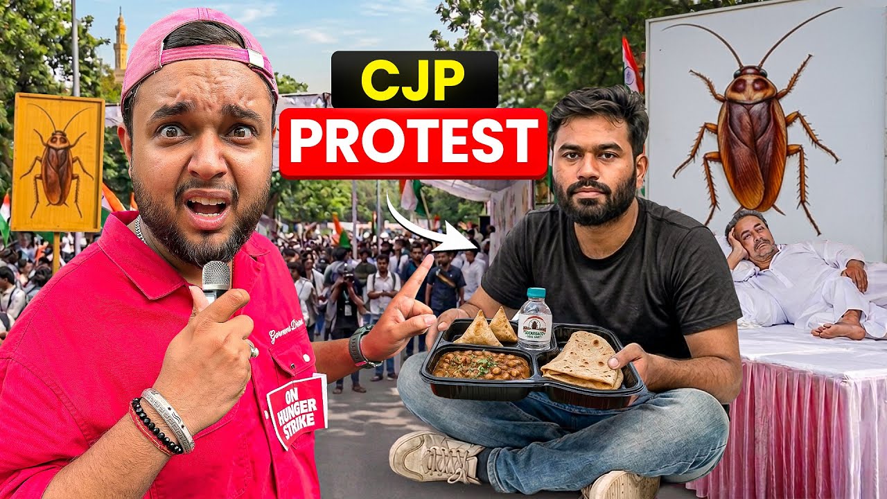 I Exposed the CJP Protest Food 😱😱 *Exposed Hunger Strike*