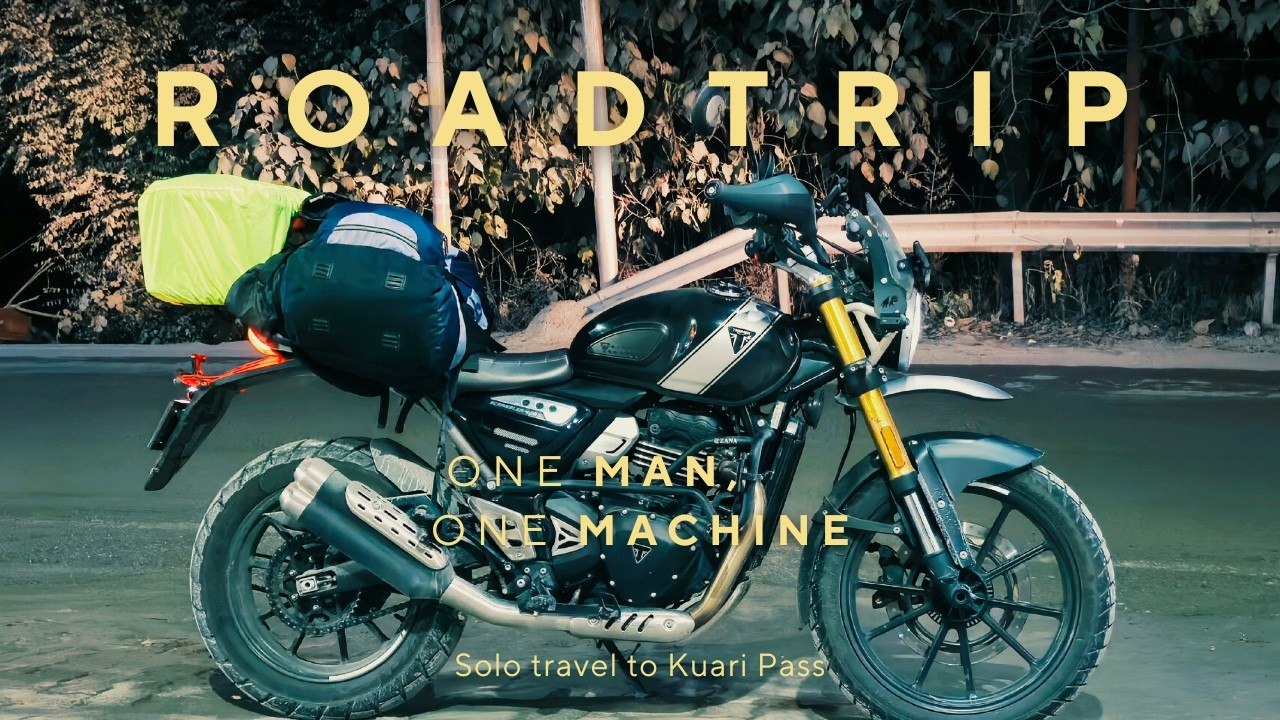 One Man. One Bike. One Dream – Kuari Pass Solo Adventure || Adventure of Bunny