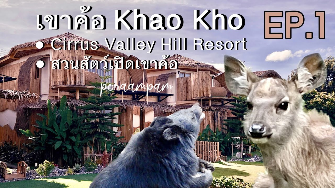 เขาค้อ Khao Kho EP.1 พักที่ Cirrus Valley Hill Resort | สวนสัตว์เปิดเขาค้อ อยากให้ไปเที่ยวกันเยอะๆ