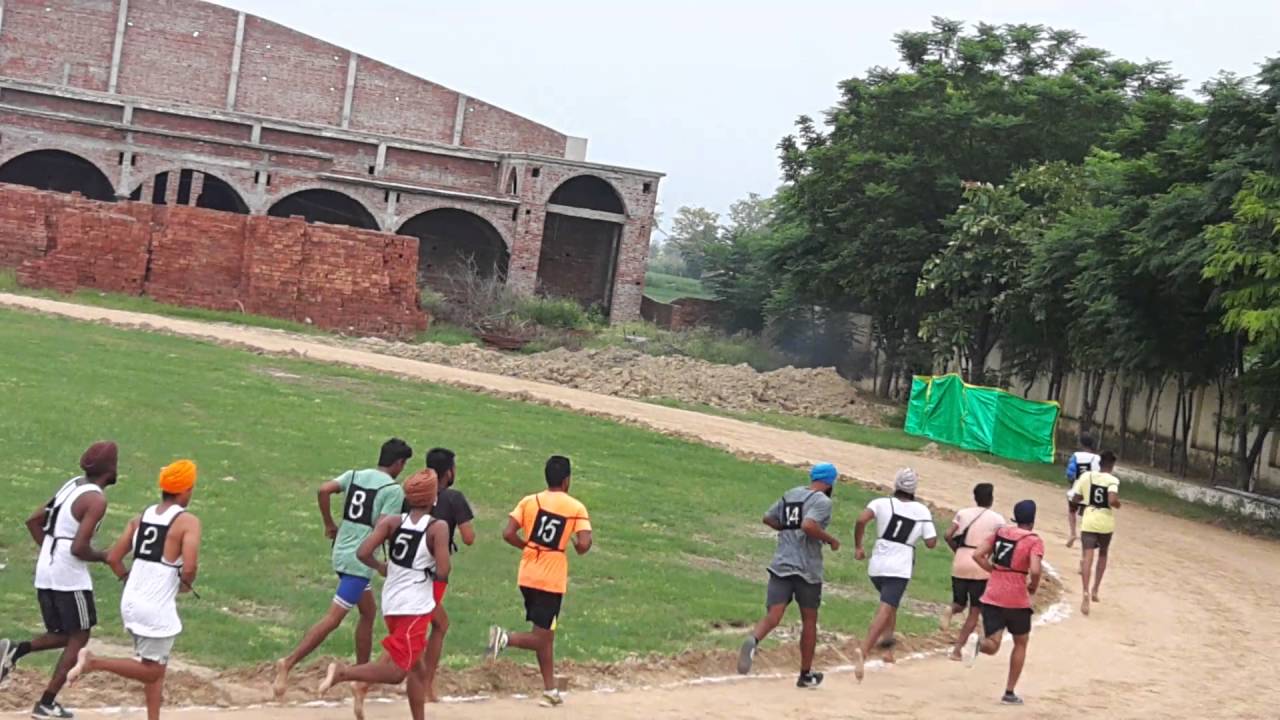 10 August 2016 punjab police bharti race1