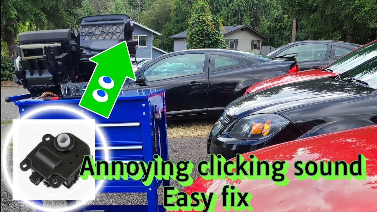 How to fix GM HVAC blend door , annoying clicking ( fast and Easy)