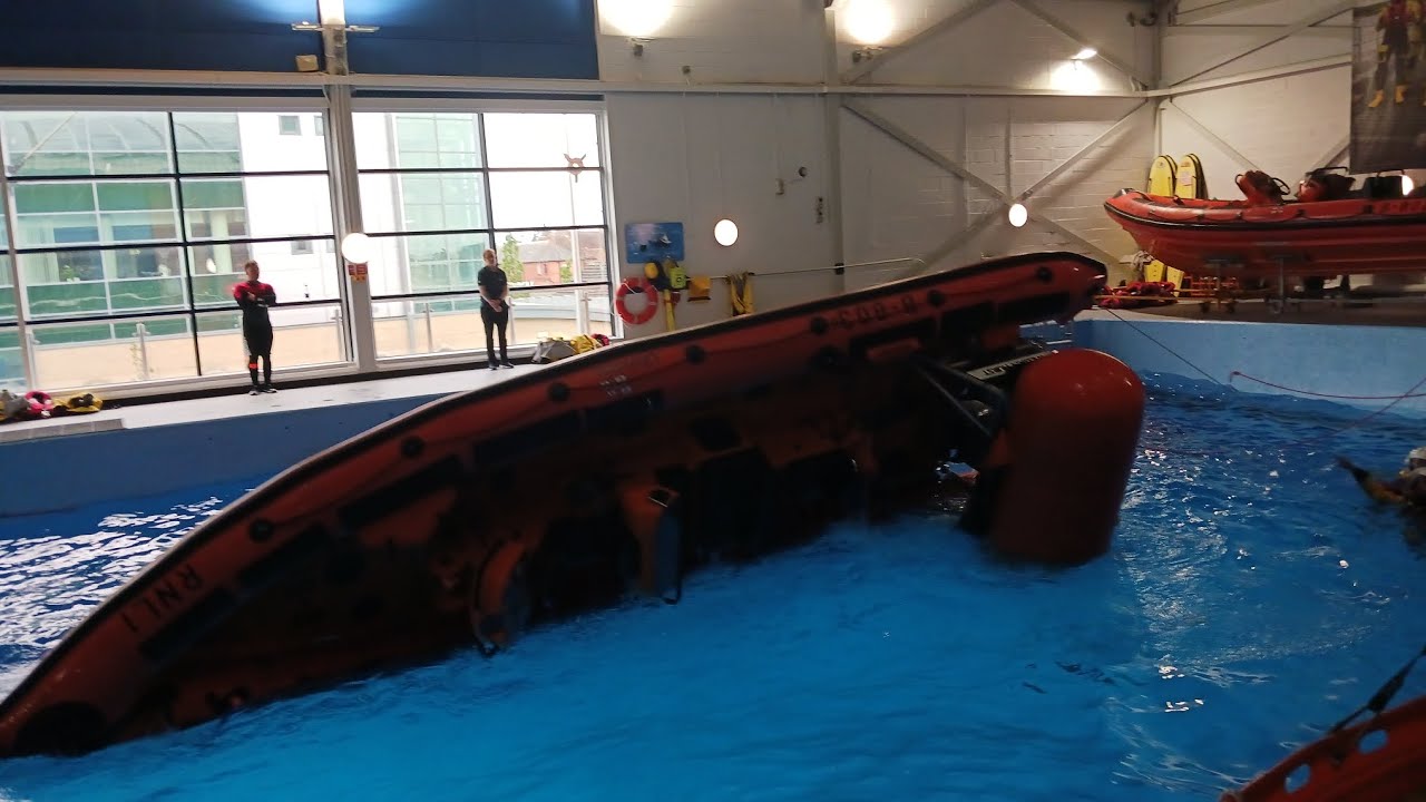 RNLI Atlantic 85 Capsize Demo