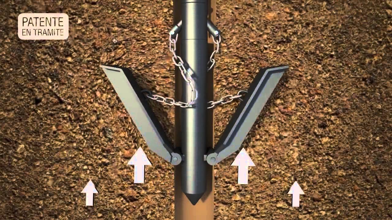 Recoverable Metal Anchor for Retaining Walls