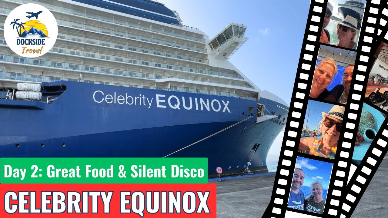День 2 круиза Celebrity Equinox: развлечения в море, ресторан Tuscan Grille и бесшумная дискотека.