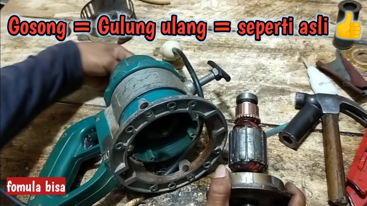 Cara pasang amature mesin Propil teko hasil gulung ulang.//TESTIMONI.