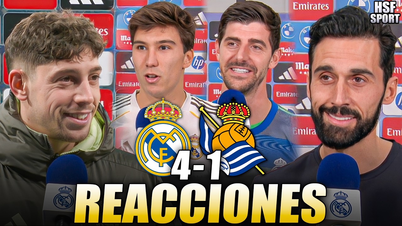 🔴 DECLARACIONES de COURTOIS VALVERDE GONZALO y ARBELOA post partido REAL MADRID 4-1 REAL SOCIEDAD